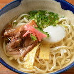 豬排骨蕎麥面 (附沙拉、黑米飯)