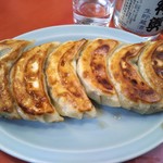 丸吉飯店 - 餃子 ４５０円(税込)(2017年12月25日撮影)