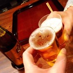 滋味 康月 - ヱビスで乾杯♪