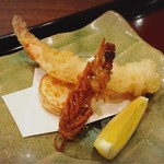 滋味 康月 - 車海老天婦羅