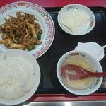 餃子の王将 - キノコと豚肉のバター醤油炒めフェアセットＡ