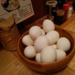 白樺山荘 - ゆで卵無料