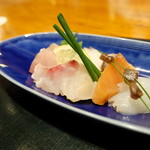 炭焼き かどた/お料理すゞ㐂 - すずき、あこう、北寄貝、紋甲烏賊