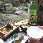 Menkappou Nakagawa - 天ぬきに日本酒・・・〆に蕎麦。。。これが「粋」な蕎麦屋の文化（食べ方）です