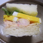 神戸屋キッチン - ボイルドエッグと海老