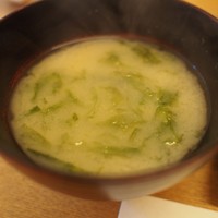 鮨裕 - アオサの味噌汁