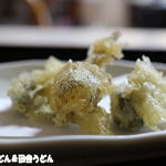 田舎うどん てつ - クワイの天ぷら