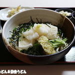 田舎うどん てつ - 揚げ餅ぶっかけ