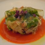 ベル･エポック - 仔兎と春野菜のサラダ　赤ピーマンのクーリ