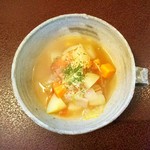 ジャム cafe 可鈴 - 野菜ごろごろミネストローネ