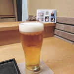 白 - 生ビール(2017.12月昼)