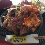 大衆お肉レストラン にくざんまい - 肉盛り丼