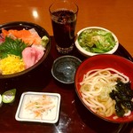 Kaisen Chaya Issen - 【2017.12.27(水)】週替り特撰ランチ(師走丼)1,058円