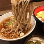 名代 富士そば - 温かけ蕎麦麺リフト