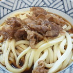 上を向いて - Ｄ.牛肉セットぶっかけ大盛り