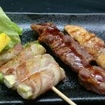 Gaku - 串焼き３種