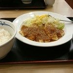 Matsuya - 鶏ささみステーキ定食。