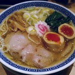 サバ６製麺所 - 【サバ塩そば + 味玉】￥700 + ￥100