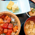 はくほう - まぐろ丼定食