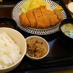 Ichizenya saikontan - 厚切りロースカツ定食