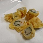 福来魚 - 水イカのくるくる巻き 山芋&シソ&明太子入り(´Д｀)