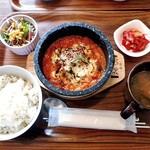 コッテジ - 石焼チーズタッカルビランチ（ご飯大盛り）