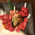 松阪牛たんど - 満腹コースお肉たち♤ゲタカルビ最高