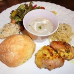 【１プレートサービス・ランチ＆紅茶セット】