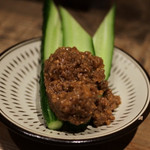 大島や - 肉味噌きゅうり