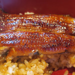 魚栄 - うな重中串に山椒ふりかけ喰らう