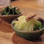 福岡 炉端もん - お通し2種