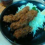 とんかつ　若葉 - カキフライ