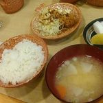 とんかつ　若葉 - 定食セット