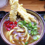 手打ちうどんますや - とり天カレー