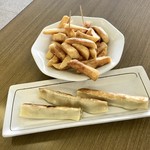 Takikawa Fureainosato - 棒餃子とフライドポテトです。