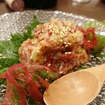 旬菜ダイニング 新 - 馬刺しのナメロウ