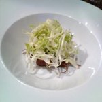 ホタルイカとうるいのコールスロー仕立て