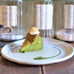 カフェ 火裏蓮花 - まったりお抹茶ミルクのケーキ