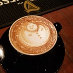 DAYBREAK　Liquor&Coffee - カフェラテクリスマスアート