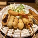 Kushiagedokoromikushi - 串揚げ10本定食