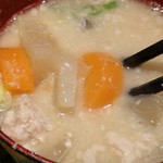 にし邑 - 味噌汁に甘酒？麹的香り•̀.̫•́✧　美味しいです。(•ө•)♡