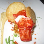 Azure Restaurant - ｢コナ･ケアホレ産ロブスターとブリオッシュ｣のアップ