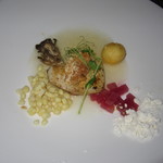 Azure Restaurant - 2017年の｢アズーア･テイスティングメニュー｣クリスピースキン･ピア38港からの魚