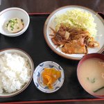 いせはら - Aランチ焼肉定食680円