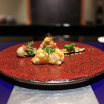 野嵯和 - 剣先烏賊、牡蠣、鰯、赤貝☆