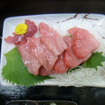 Ichiba Shokudou - 限定の本マグロ刺身定食(880円)です。