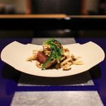 野嵯和 - 仙台牛のシャトーブリアン しめじと舞茸2種の茸掛け☆