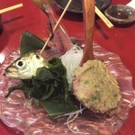 海鮮酒場 魚波 - 171202土　東京　魚波　なめろう