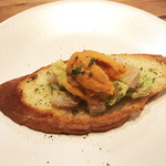 洋食 川ぎし - 宮城 メカジキとアボガドのタルタル雲丹