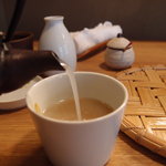 蕎麦ひら井 - けっこう濃厚なそば湯